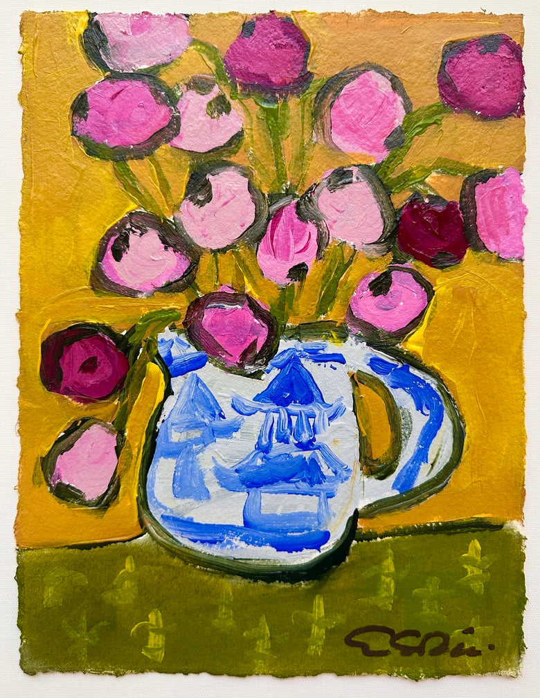 Cut Flowers in Pitcher Two (12x9)