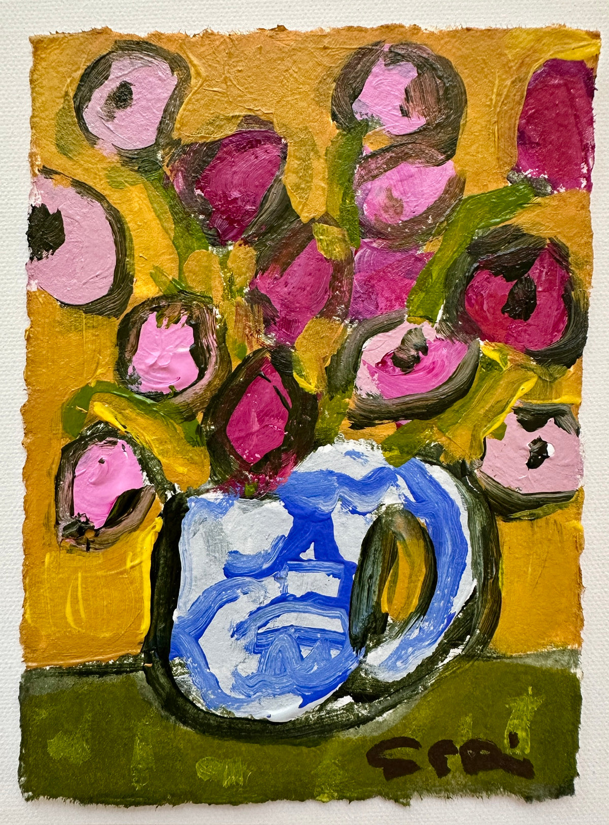 Cut Flowers in Pitcher Three (7x5)
