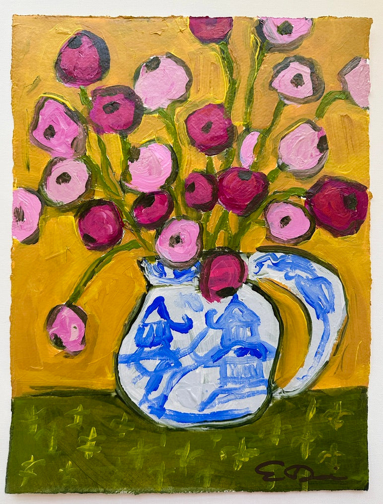 Cut Flowers in Pitcher One (16x12)