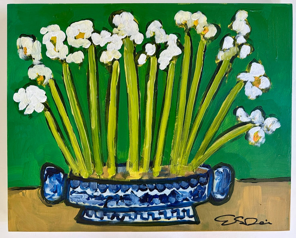 "Still Life with Paperwhite, One"