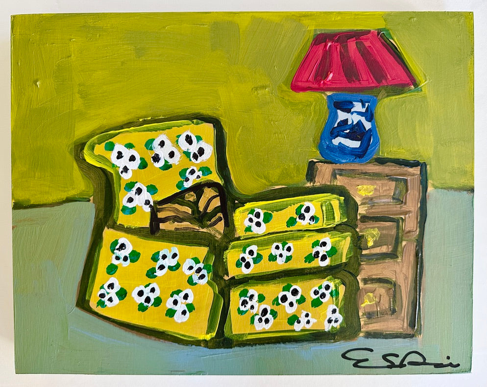 "Still Life with Yellow Chair"