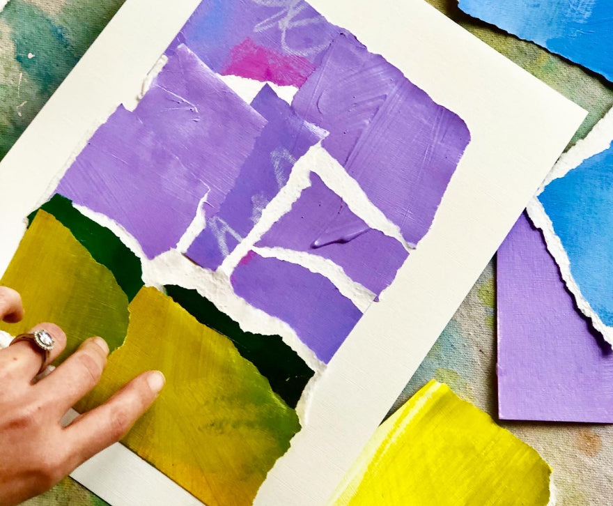 Eleanor Scott Davis Fine Art Colorful Abstract Expressionist Painting